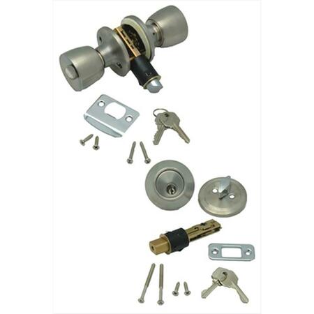 AP PRODUCTS Combo Lock Set Of Stainless Steel A1W-013234SS